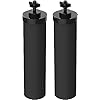 Filterlogic Gravity Water Filter, Replacement for Berkey BB9-2 Black Carbon Filters, Purewell, ProOne, Waterdrop Gravity Filter System, NSF/ANSI 42&372 Certified, 2 Pack