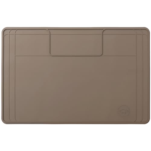 Image of The Original Under Sink Mat - Silicone Waterproof mat, Trimmable, Easy to Clean, Kitchen cabinet liner, Under sink protector mats, Drip Tray with Lip - 34 inch x 22 inch or smaller