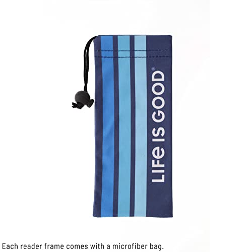 Image of Life is Good Auden Square Reading Glasses