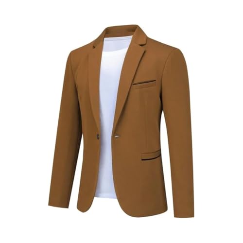 Men's Jacket Sporty Modern Stretch Blazer Men Slim Fit Leisure Jacket Business Blazer