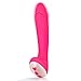 Louviva Vibrating G-spot Vibrator - Rechargeable Vagina and Clitoris Stimulation Dildo Massager - 25 Speeds Powerful Vibration Motors - Best Adult Sex Toys for Women (Rosy)