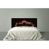 Oedim Cabecero Coche Formula 1 Fuego, cabecero Decorativo para