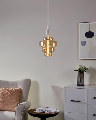 Ampoule LED E27 filament spirale variable 4W 200lm pour éclairage vintage
