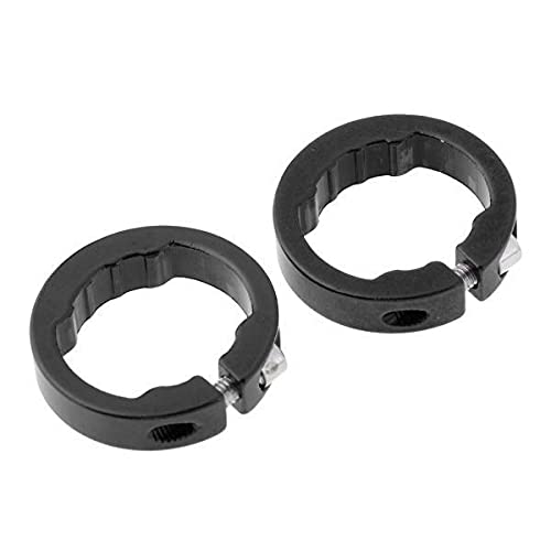 SHOPORA® 2x2pcs Alloy Bike Handlebar Grip Lock Ring End Locking Ring Black 8mm Sporting Goods | Cycling | Bicycle Components & Parts | Handlebar Grips Tape & Pads-image-30
