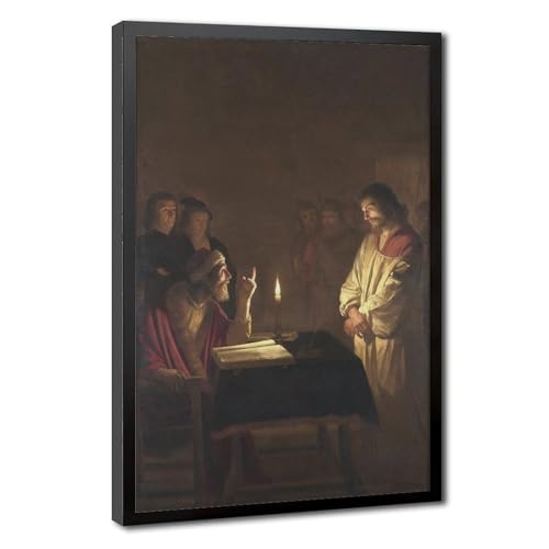 Toile Jésus Christ Honthorst 61 cm : habillez vos murs vides avec un cadre suspendu chic
