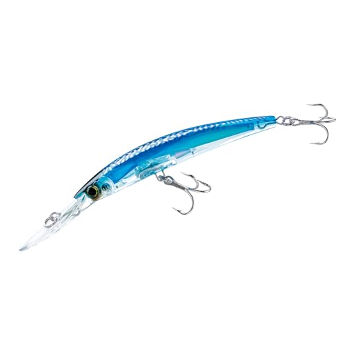 Yo-Zuri Crystal 3D Minnow Floating Deep Diver Extra Deep Diving Crankbait - Blue Mackerel, 5 1/4 inch by Duel - Used condition - US$12.58