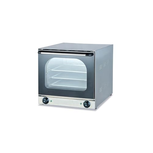 Ristoattrezzature Forno elettrico 3 teglie 31,5x26,7 cm convezione con comandi