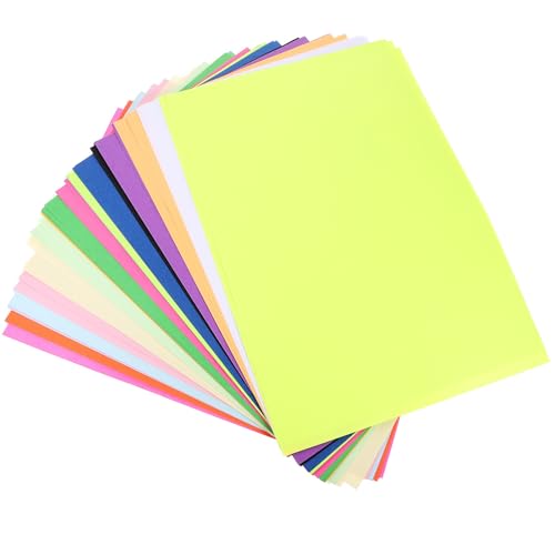 SWOOMEY 100 Hojas de Papel de Impresora A4 Doble Cara, Papel de Escritura Grueso, Portátil y Liviano para Uso Comercial y Oficina