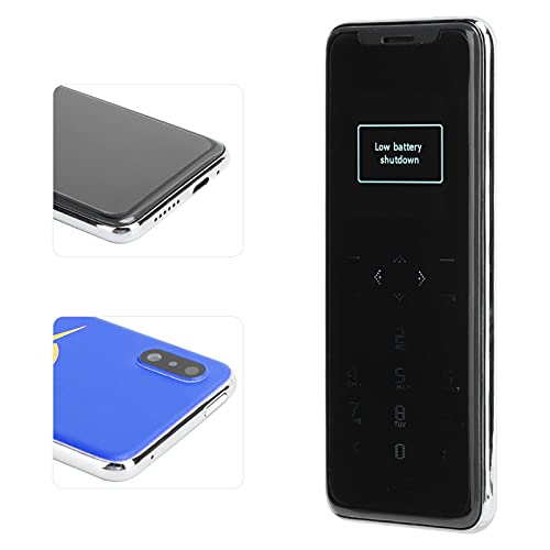 I8 Ultra Slim DUAL SIM-mobiltelefon - Mörkblå Fashionabel Mini