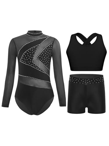 Costumes dentraînement gymnastique pour filles ensemble patinage