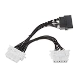 Tipo de material: plástico. Qiman - Cable alargador OBD2 OBD 2 OBDii de 16 pines para ELM327