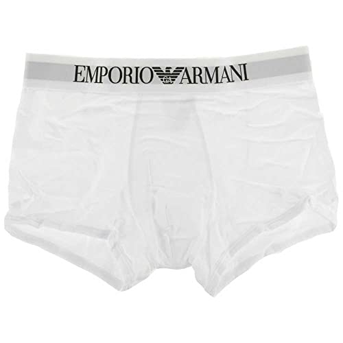 Emporio Armani CC729-111389 - Boxer - Uni - Homme - Blanc (Bianco) - Medium (Taille Fabricant: M)