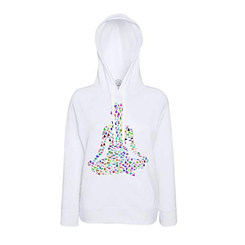 Sweat à capuche méditation et yoga multicolore pour le bien-être