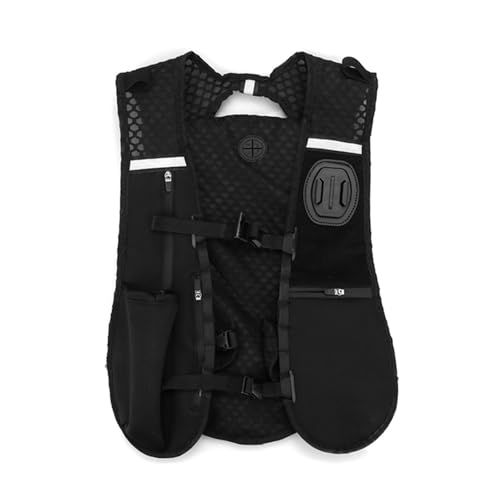 CaeorKvor Adjustable Camera Chest Mount Straps Vests Reflective Strips and Emergencies Whistles for Multiple Pockets Camera Vests