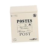 Boîtes aux lettres murales pour l'extérieur : capacité adaptée pour stocker des enveloppes, des journaux, des lettres de réclamation, boîte aux lettres murale pour la maison