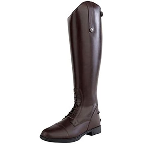 Adults Leather Riding Showing Jumping Dressage Jodhpur Tall Long Boot Size Brown 5 W Cover