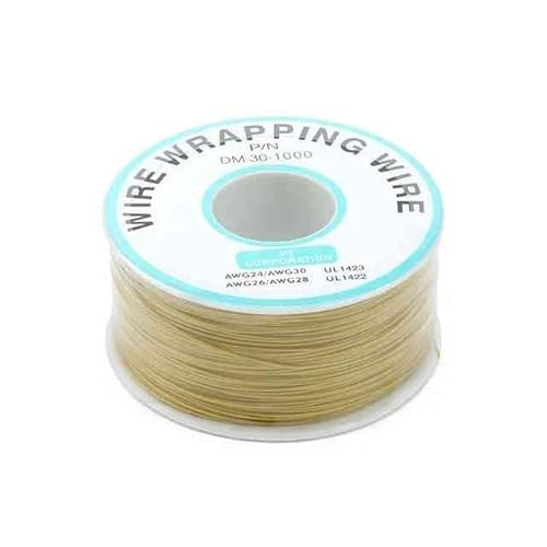 MakerMind 250m 30AWG Kupferkabel Gelb Kupferlitze Schaltlitze kompatibel mit Arduino Modellbau MakerMind 250m 30AWG Kupferkabel Gelb Kupferlitze Schaltlitze kompatibel mit Arduino Modellbau