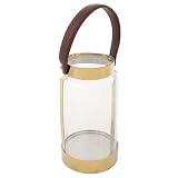AlexandreHouse Farol de acero inoxidable y cristal