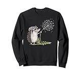 Igel mit Blumenstrauss