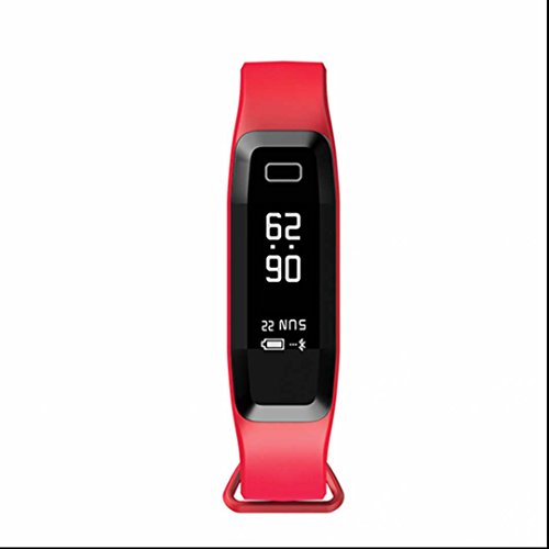 Tracker de Fitness, Montre de Fitness,Design Elégant,Cardiofréquencemètres,Fitness Tracker,Podomètres,Moniteur de Tension Artérielle,Bluetooth 4.2 Montre Cardiofréquencemètre Pour iPhone Android Cover