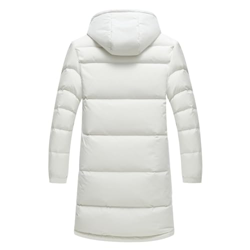 Parka larga de hombre impermeable contra el frío extremo 5