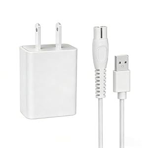 Ladegerät für Philips Sonicare Cordless Power Flosser 3000, 2000, 1000, Ersatz-Ladekabel, kompatibel mit Phillips Power Dental Waterflosser