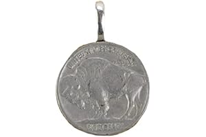 Death Note Necklace Inspired Chain Buffalo Nickel Necklace