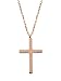 Produktbild Happiness Boutique Damen Kette mit Kreuz Anhänger in Rosegold | Filligrane Halskette Edelstahlschmuck