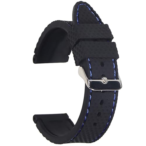 jfhffj �V���R�����r���v�o���h 22-24mm �o���h �r���v�A�N�Z�T���[ �X�g���b�v ���o�[�u���X���b�g �x���g �h��(Blue,22mm)