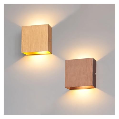 Luces de aluminio con brillo hacia arriba y abajo de 6W para iluminar pasillos modernos