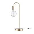 Globe Electric 67433 18" Table Lamp, Matte Brass, Table Lamp for Living Room, Home Décor, Lamps for Bedrooms, Room Décor, Nightstand, Home Improvement, Reading Lamp, E26 Base Socket, Home Décor