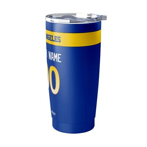 Image of ANTKING Los Angeles R Tumbler 20 oz Travel Coffee Cup Custom Name Number for Men Women Boy Gifts