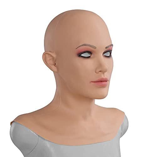 U-CHARMMORE Máscara de crossdresser de silicona para adultos de Halloween (color 4) Cover