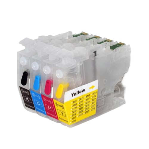 Cartouche encre rechargeable avec puce LC401XL compatible MFC-J1170DW
