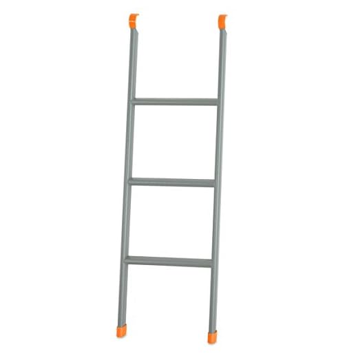 Upper Bounce 42 inch, 3-Step Trampoline Ladder – Powder Coated, Trampoline Ladder – Fits Round, Square, and Rectangular Trampolines – Trampoline Accessories for Kids