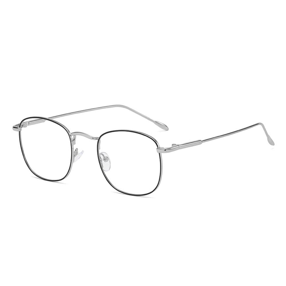 HomeSoGood Light Block Discoloration Optical Glasses for Women Men Oversized Ultra Light Frame Eye Protection Eyeglasses Office Computer