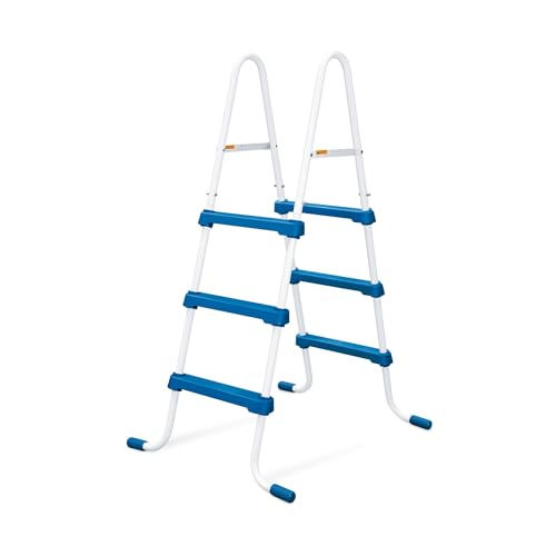 Funsicle 36" SureStep Pool Ladder, for Above Ground Swimming Pools, Blue & White