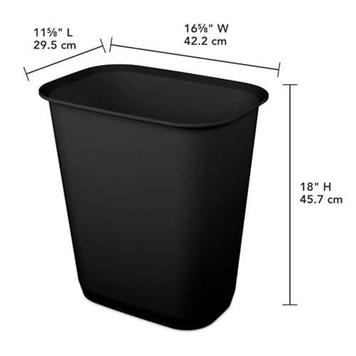 Caneca rectangular para basura Sterilite 13 galones 12 unidades miniatura 3