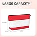 SamLng Silver Leather Travel Toiletry Bag – Austrian flag Print Cosmetic Makeup Organizer Pouch, Portable Storage Bag with Zipper