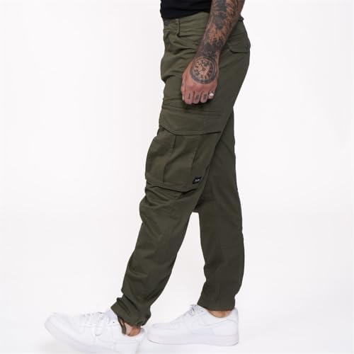 Firetrap Mens Cargo Chinos Pants Wash Black 28W / 32L : Amazon.co.uk:  Fashion