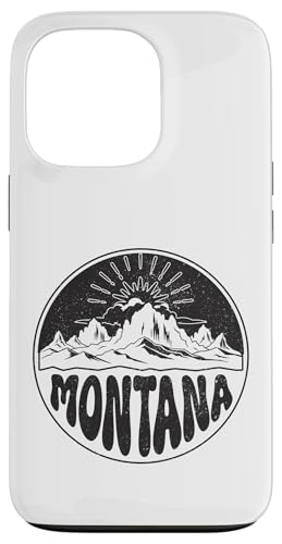 Montana Vintage Montagne Retrò Custodia per iPhone 13 Pro