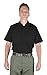 RYNO GEAR Tactical Poly Cotton RIP-Stop BDU Short Sleeve Shirt (Black, Large)