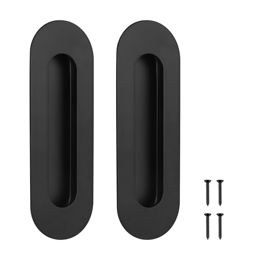 Malimali 6 Inch Pocket Door Pull Recessed Sliding Door Handle Hardware by Malimali - Used condition - US$12.01