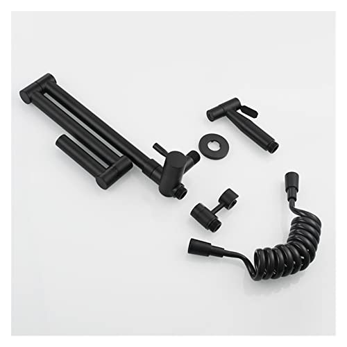 Torneira de enchimento de panela na parede única torneira dobrável fria conjunto de pistola de lavag