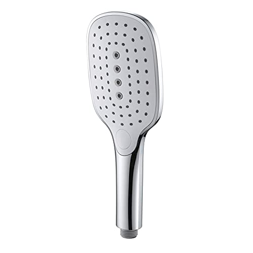 Cabezal de ducha manual cromado con 3 modos de rociado