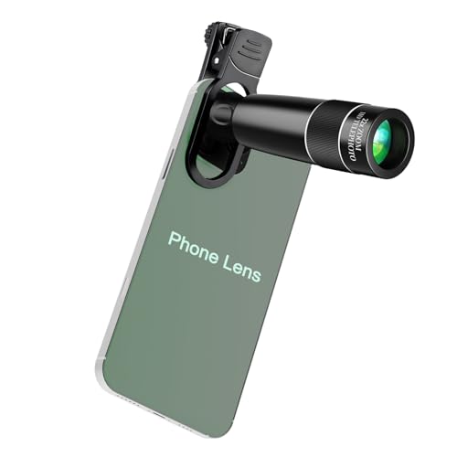 22X Telephoto Phone Camera Lens, Universal Clip-On Zoom Lens Compatible with iPhone and Android, Long Distance Photography Attachment