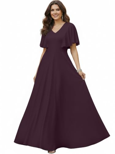 Image of KOH KOH Womens Long Elegant Bridesmaid Evening Cocktail Modest Maxi Dress