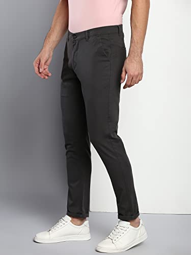 Dennis Lingo Men's Regular Fit Mid Rise Pants