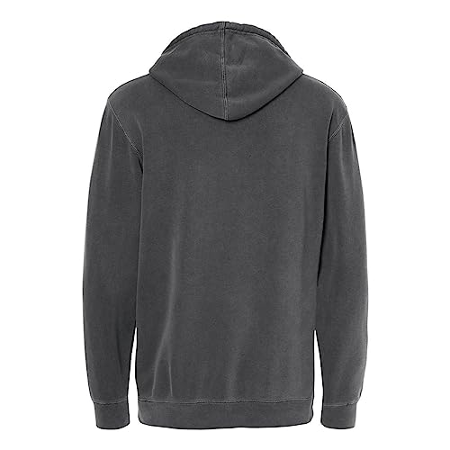 Independent Trading Co Black Pigment Dyed Hoodie BlackL2