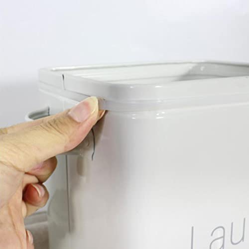 Boîte de rangement pour lessive en poudre design robuste haut de gamme - 6
